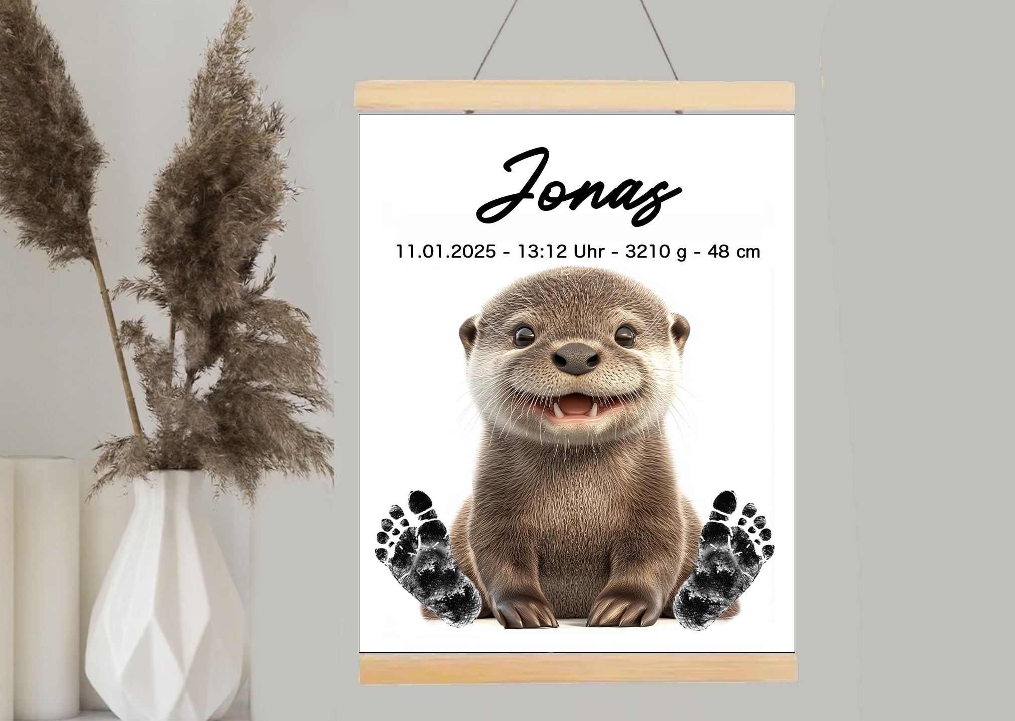 Fußabdruck Poster Otter