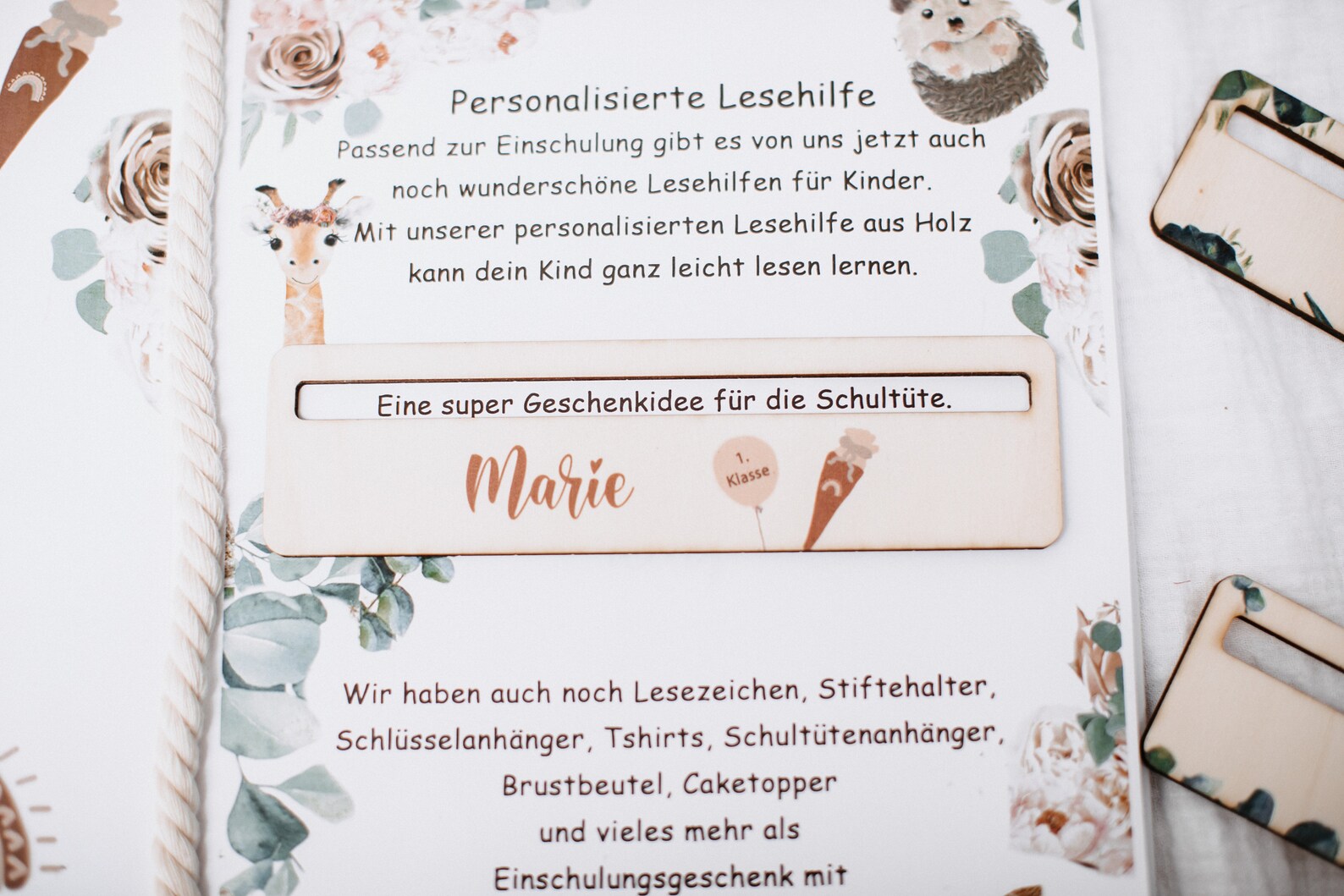 Lesehilfe Schultüte
