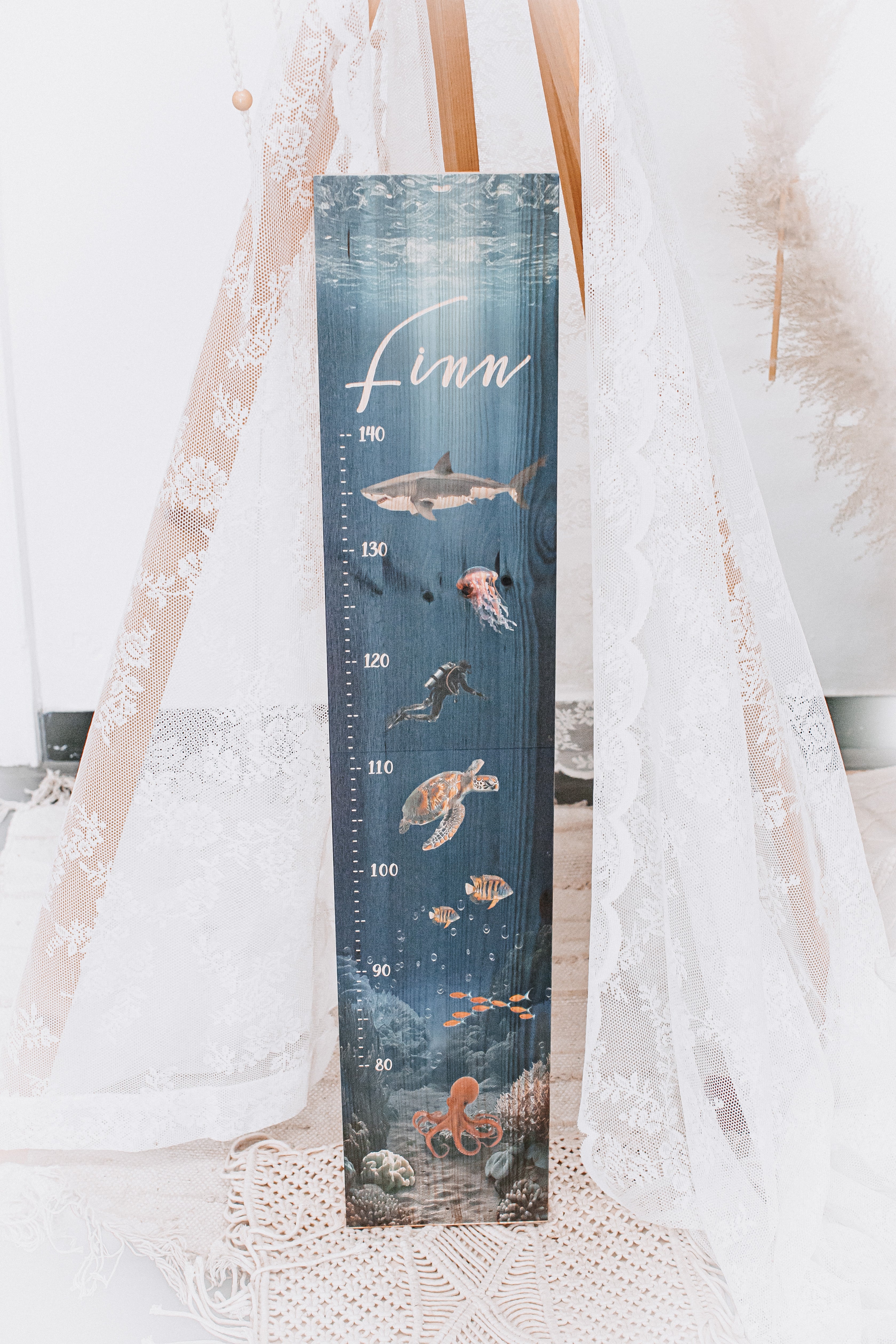 Messlatte Unterwasserwelt