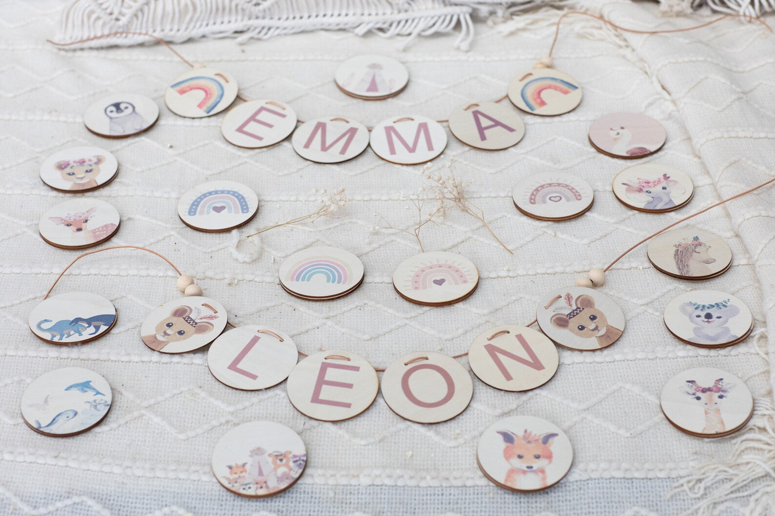 Namensgirlande Wimpelkette