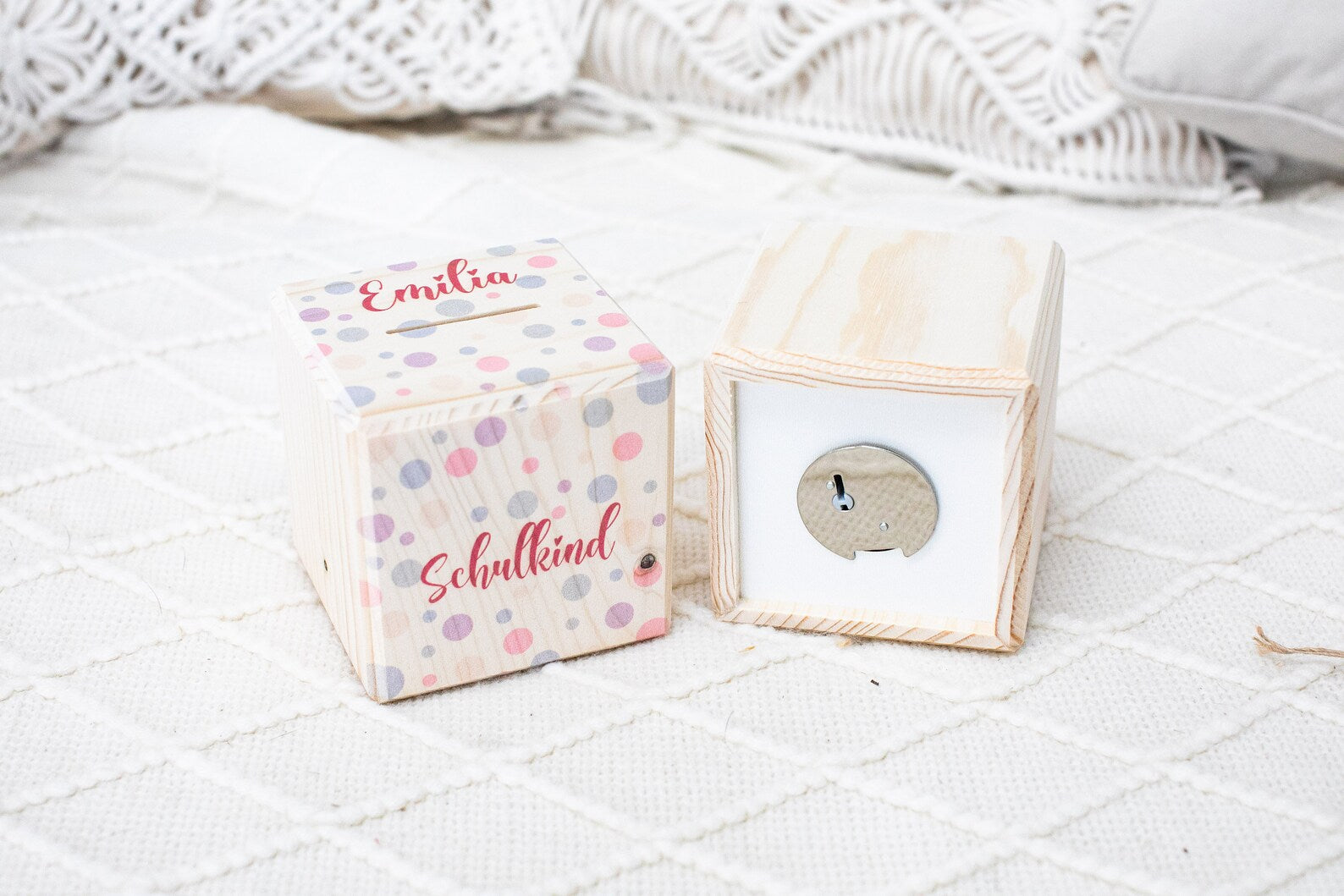 Spardose Schulkind pastell