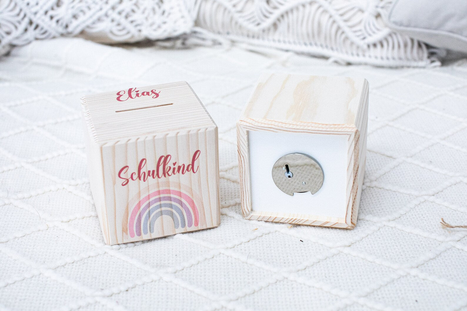 Spardose Schulkind pastell