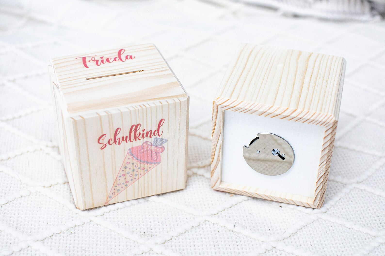 Spardose Schulkind pastell