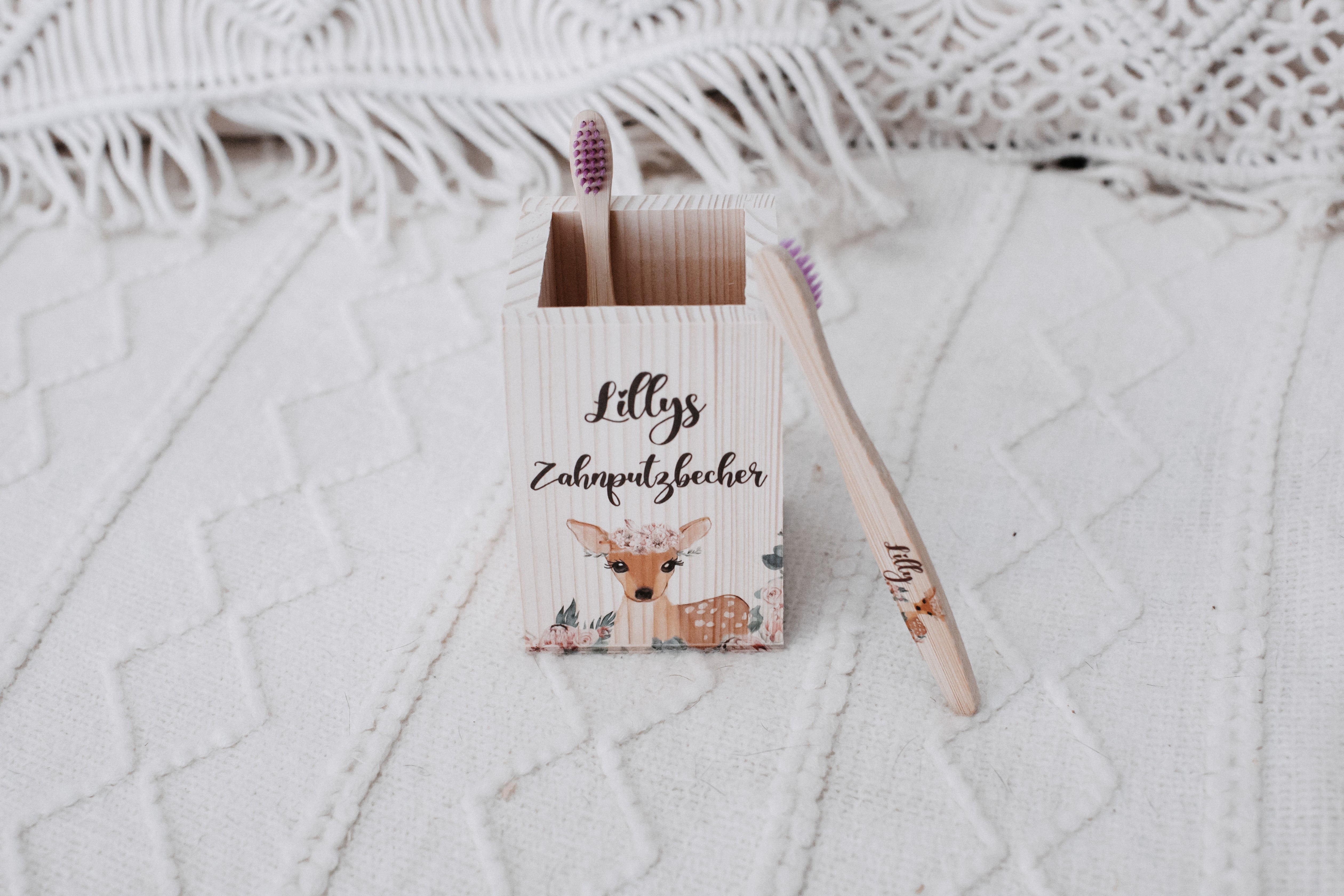 Zahnputzbecher Reh