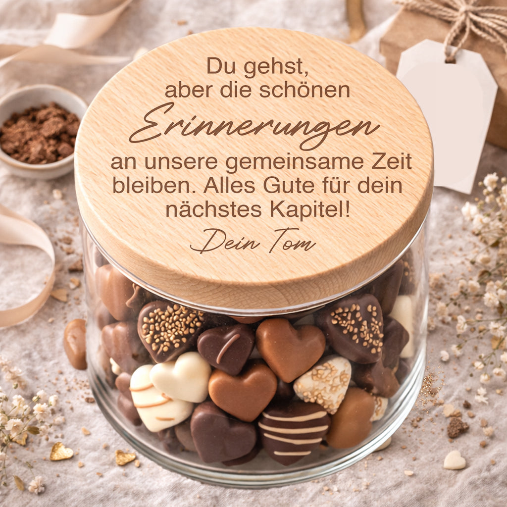 Abschiedsgeschenk Arbeitskollegen personalisiertes Geschenk zum Abschied