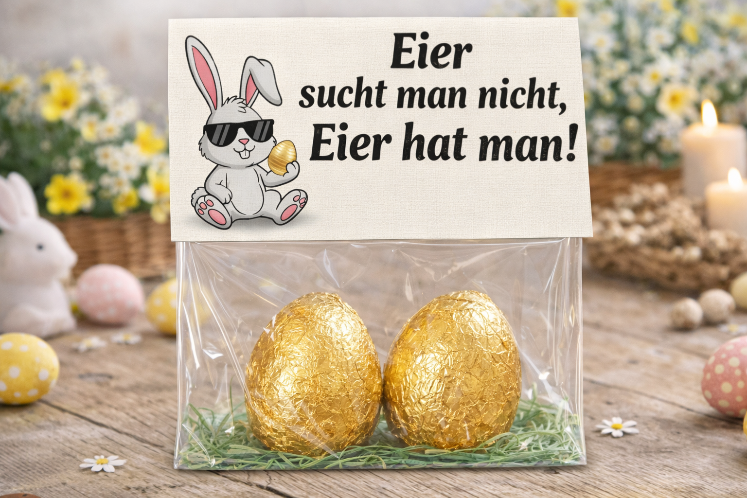 Lustige Oster-Etiketten SET - SOFORT DOWNLOAD!