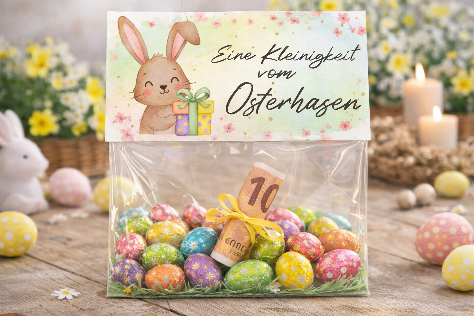 Frohe Ostern, Eine Kleinigkeit vom Osterhasen, Liebe Ostergrüße SET - SOFORT DOWNLOAD!