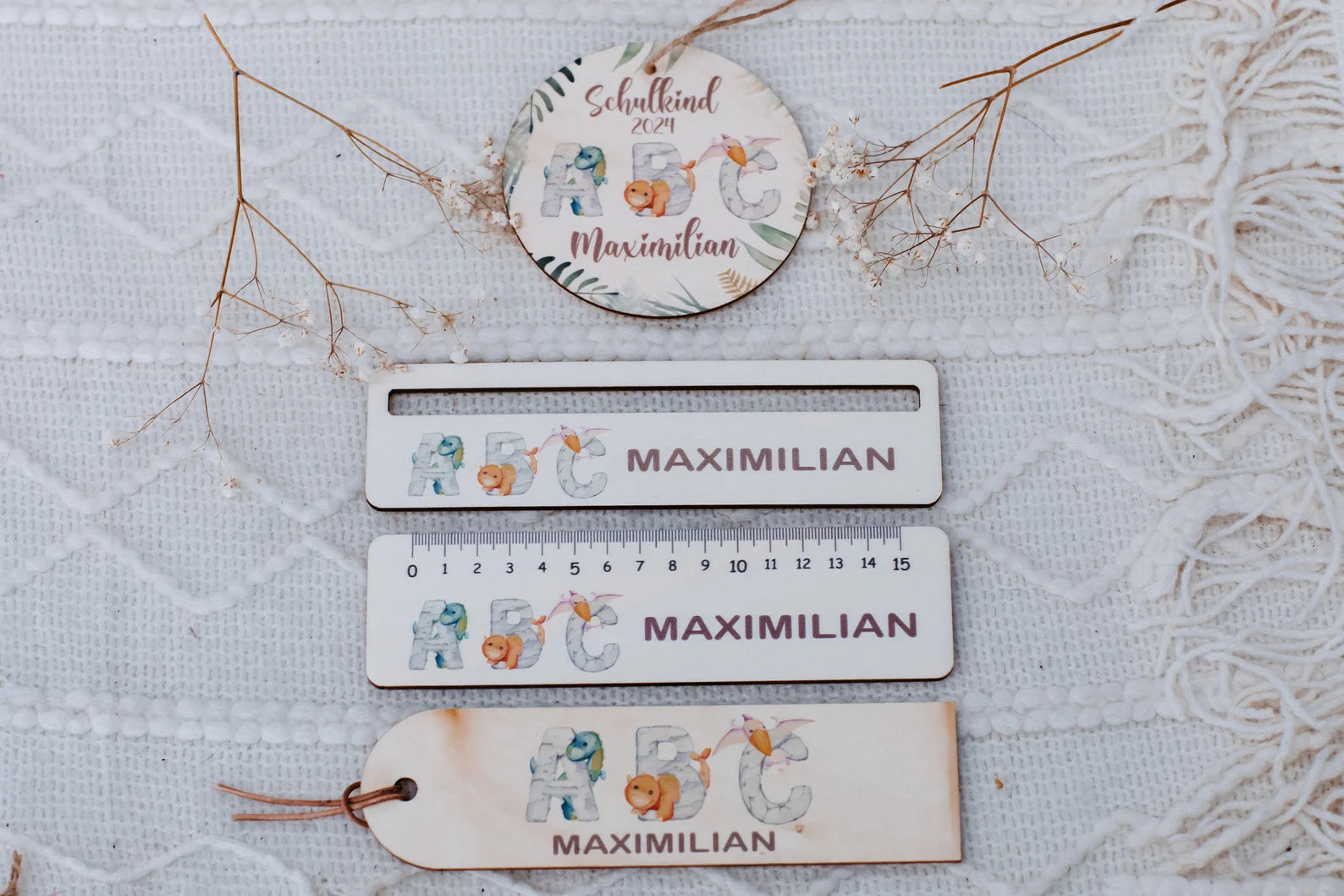 Schulkind Set ABC Dinos