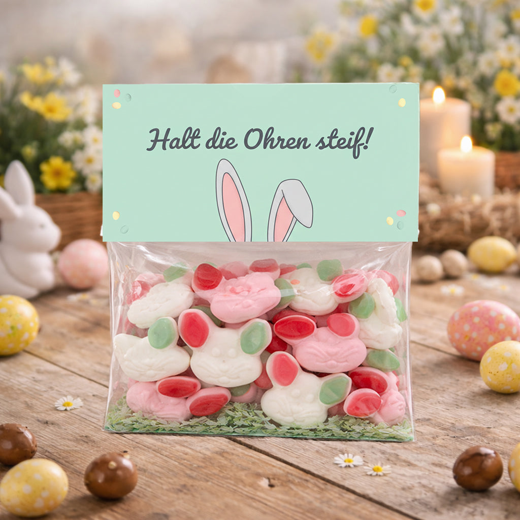 Hasenküsschen, Osterhasen-Puschel, Hasenköttel Set - SOFORT DOWNLOAD!