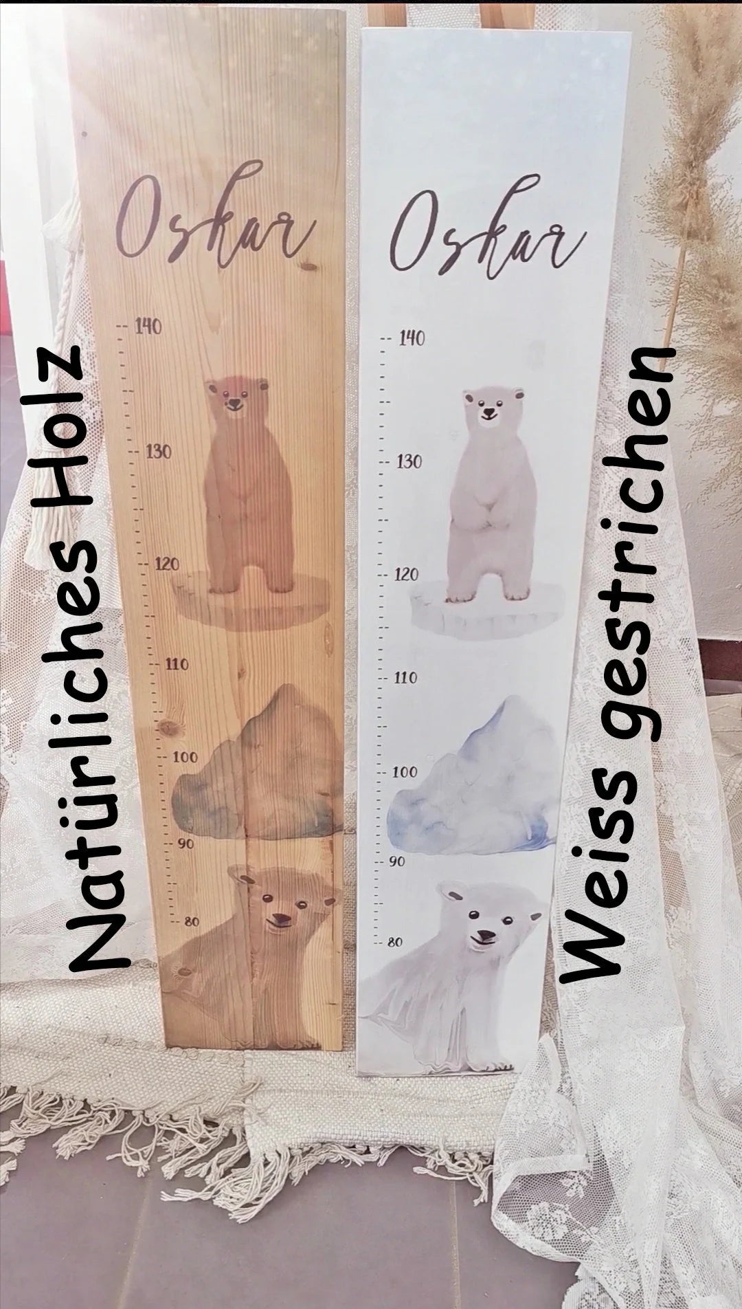 Messlatte Geschwister Eichhörnchen