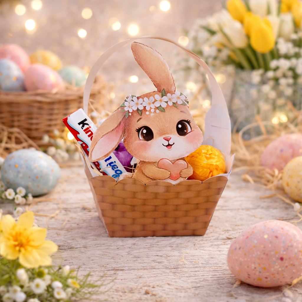 Osterkörbchen zum Ausdrucken - SOFORT DOWNLOAD!