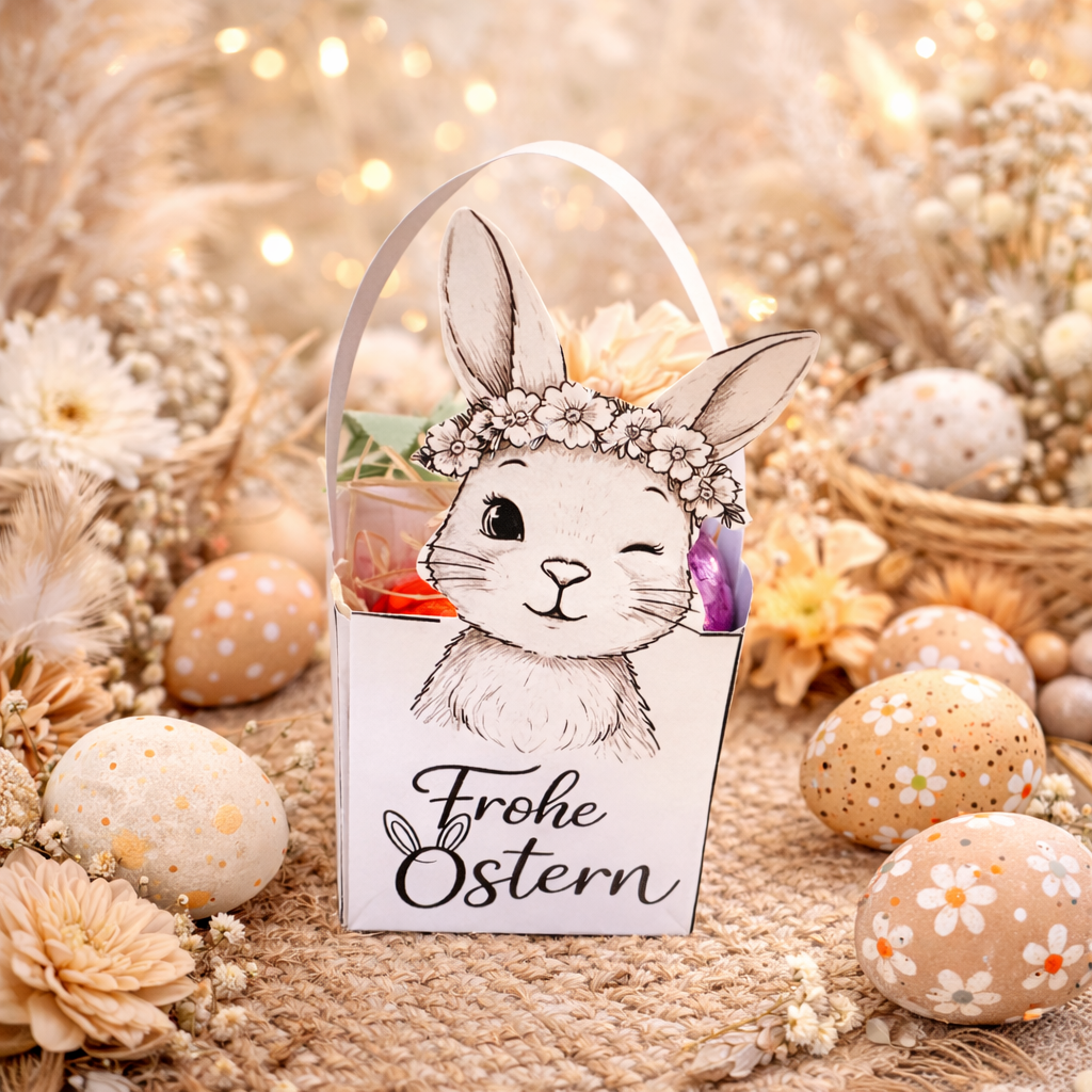 Osterkörbchen 6er Set - SOFORT DOWNLOAD!