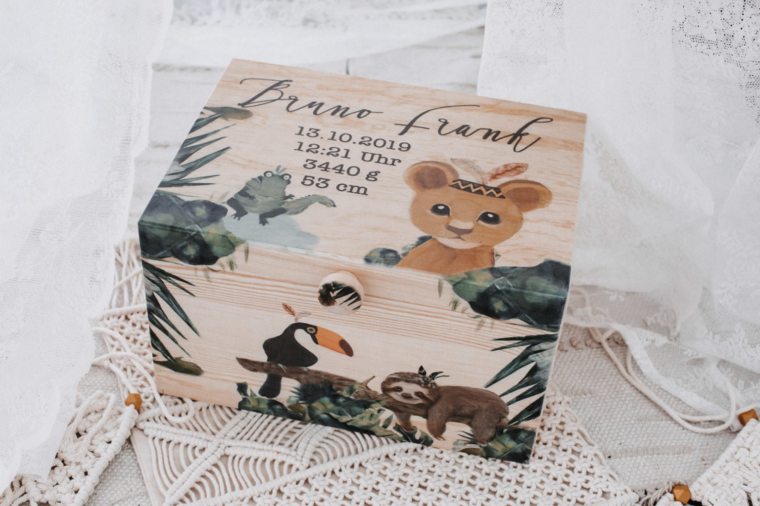 Erinnerungskiste Dschungel Löwe