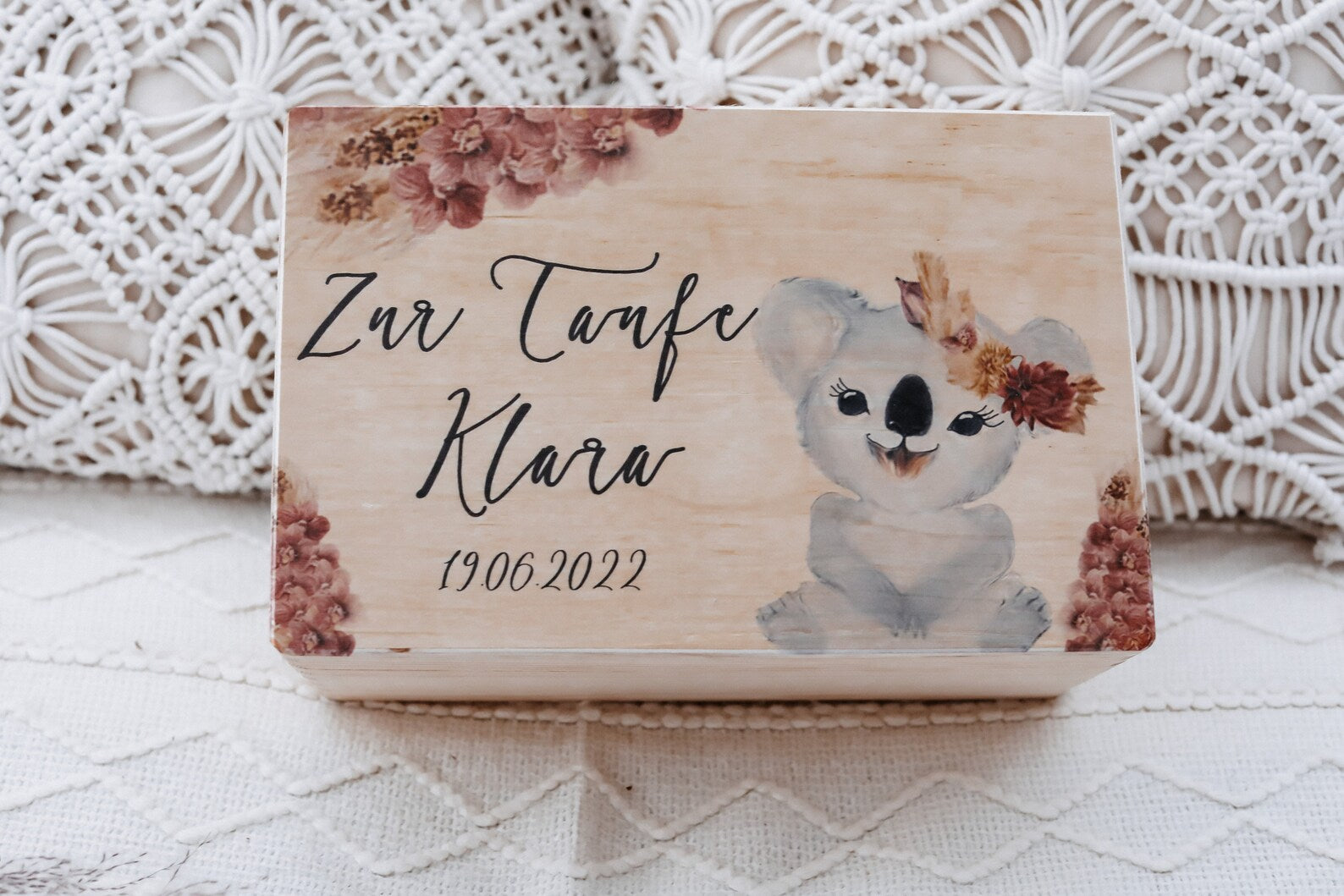 Erinnerungskiste Koala Mädchen