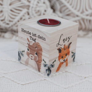 Teelicht Waldtiere