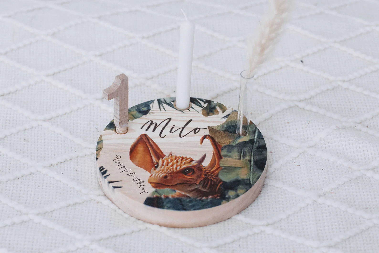 Geburtstagsteller Drache