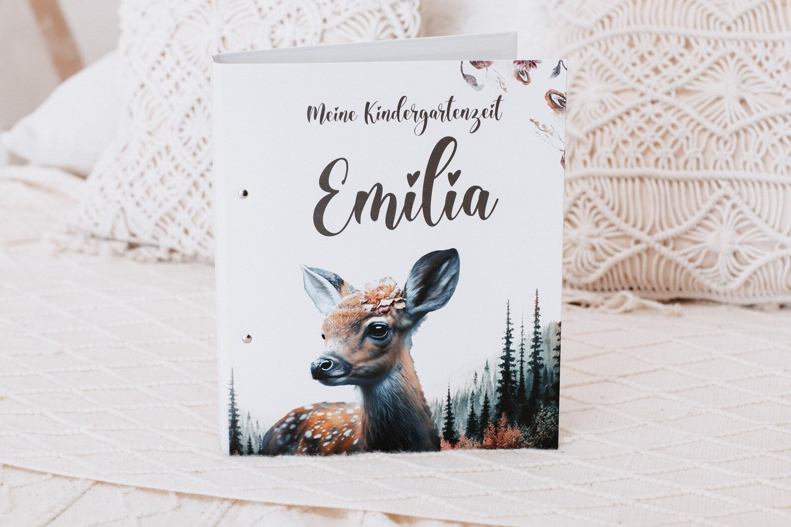 Kindergartenordner Reh Wald