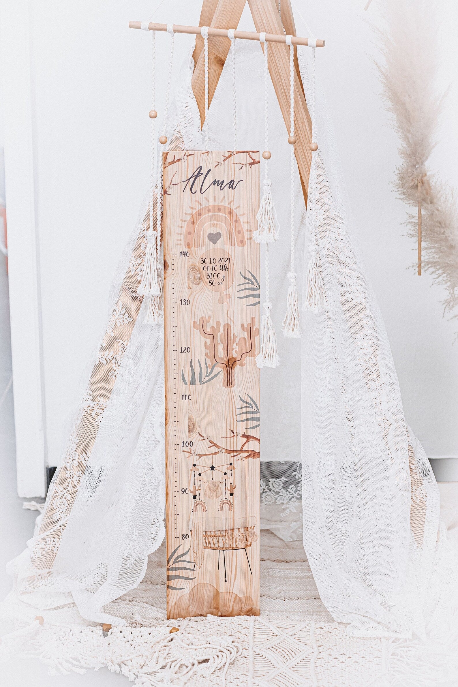 Messlatte Boho Regenbogen