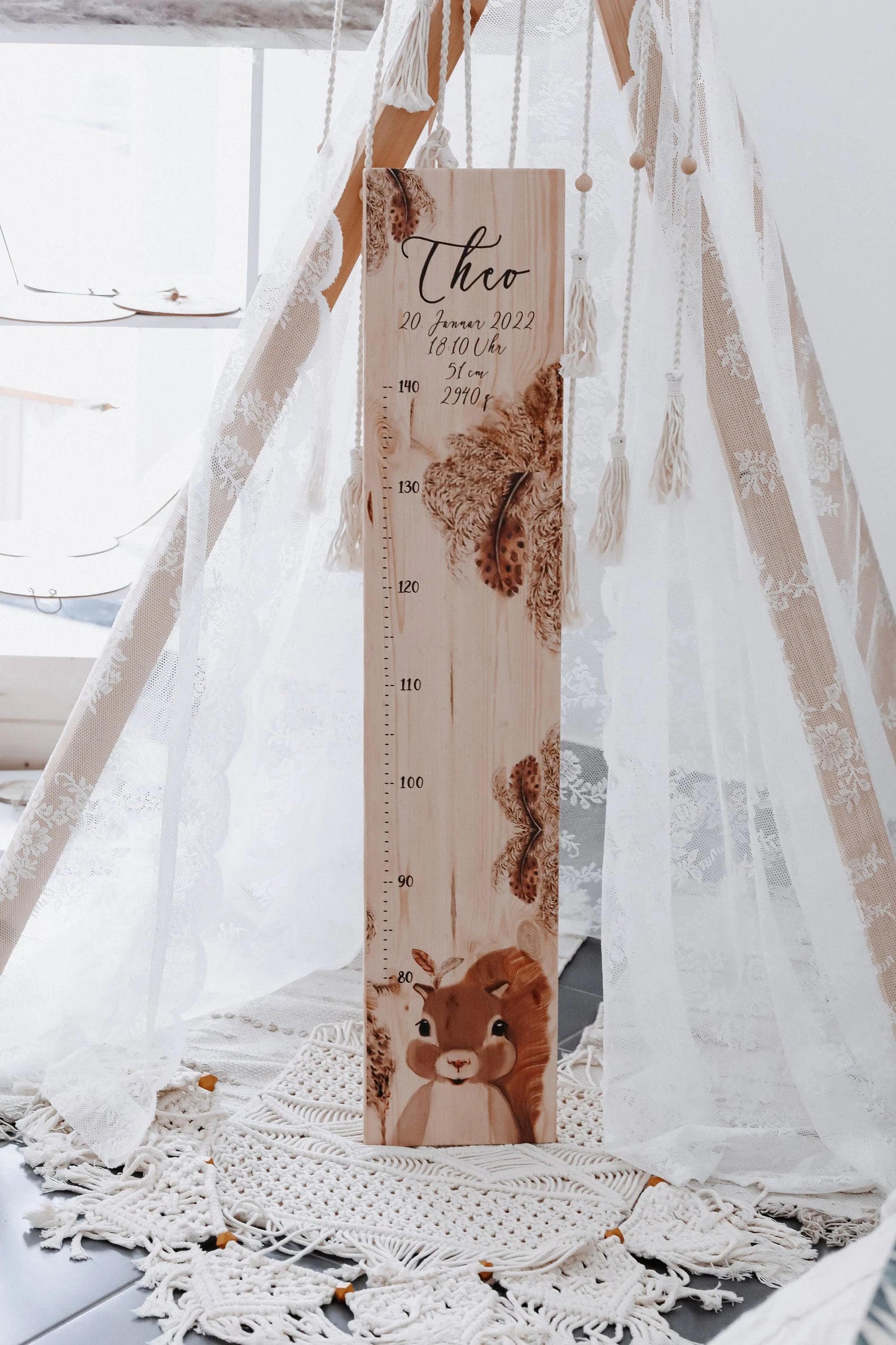 Messlatte Eichhörnchen