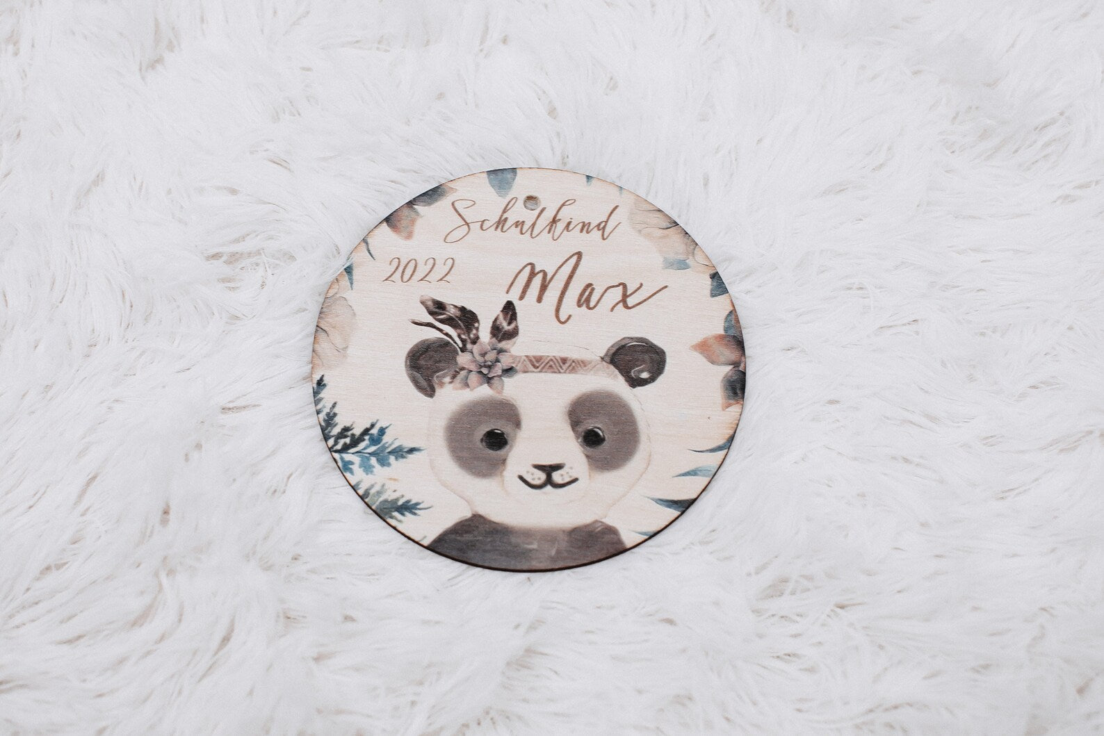 Schultütenanhänger Panda