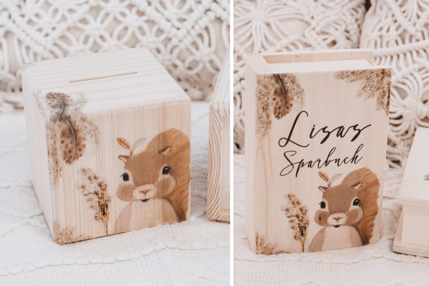 Spardose Eichhörnchen Junge