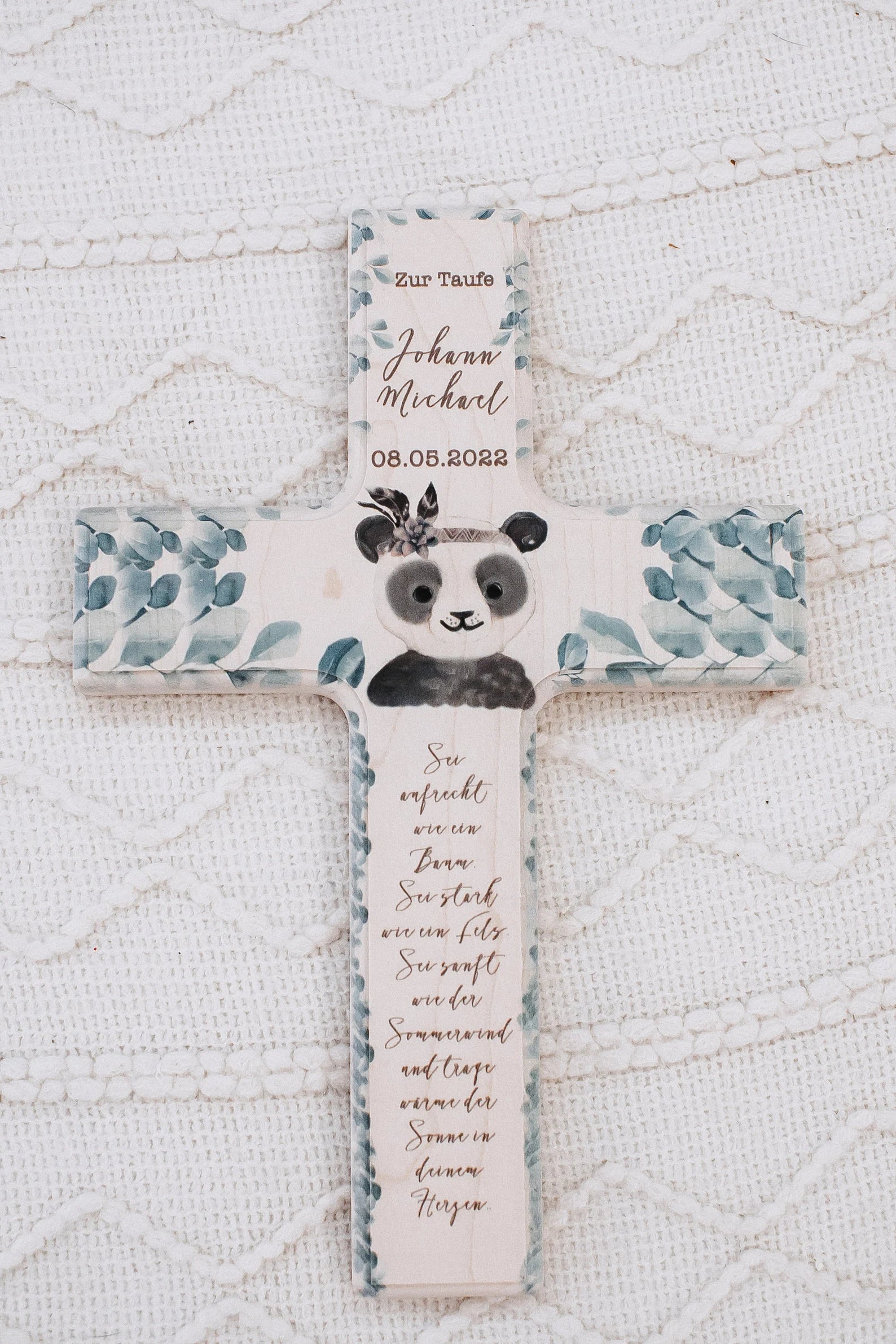 Taufkreuz Panda