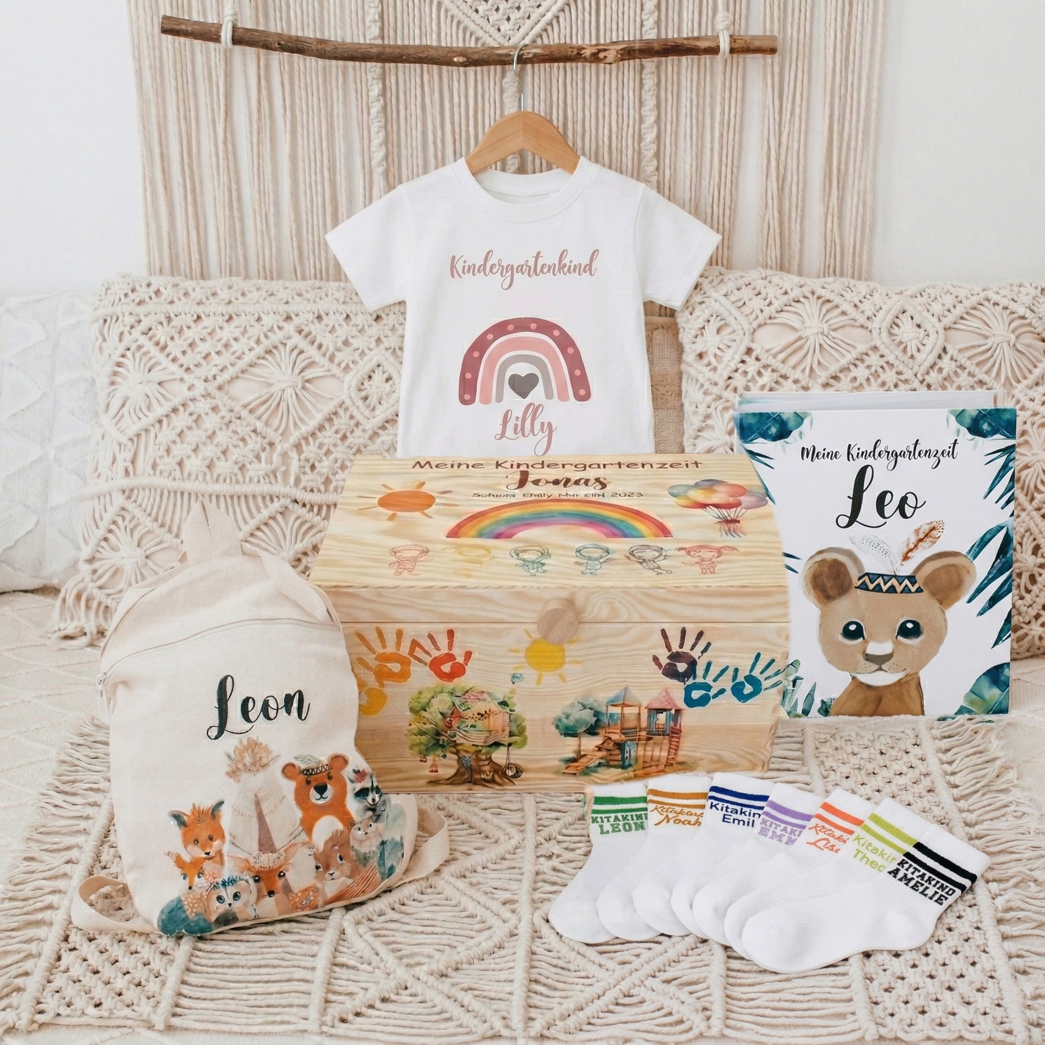 Personalisierte Geschenke zum Kita Start Kindergarten Geschenkideen mit Namen