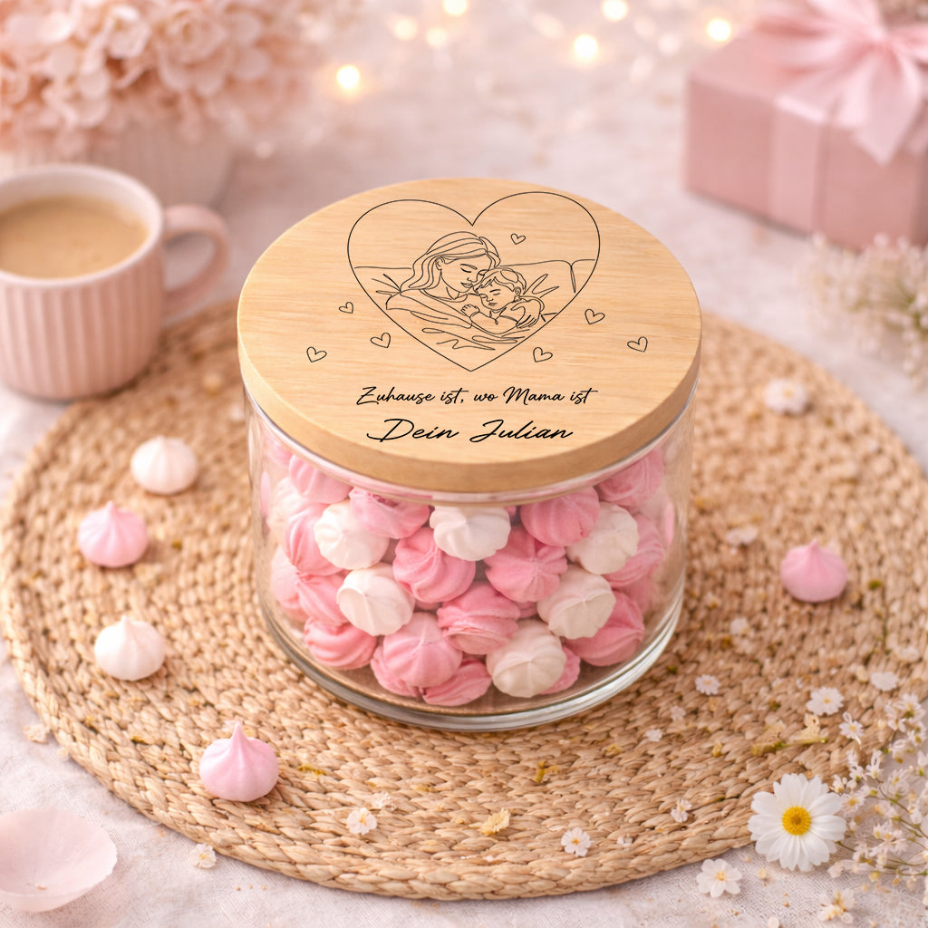 Mama Geschenk personalisiert Vorratsglas Mama Geschenk zum Muttertagsgeschenk Geburtstag