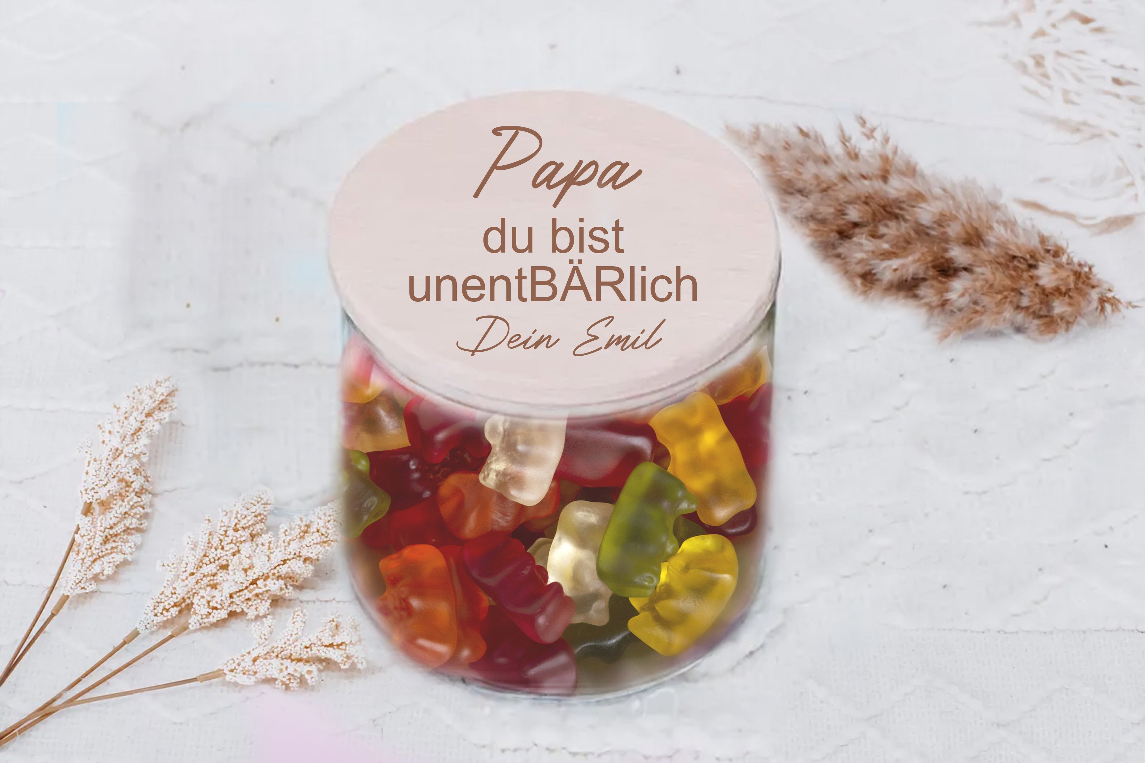 Vorratsglas Papa unentBÄRlich