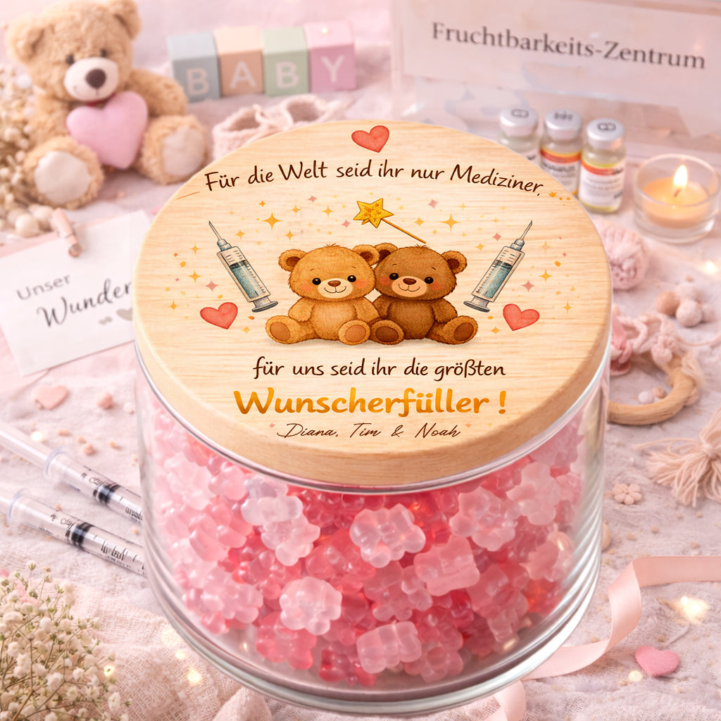 Personalisiertes Danke Geschenk Kinderwunschklinik Wunscherfüller Mediziner