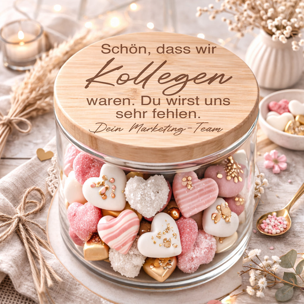 Abschiedsgeschenk Arbeitskollegen personalisiertes Geschenk zum Abschied