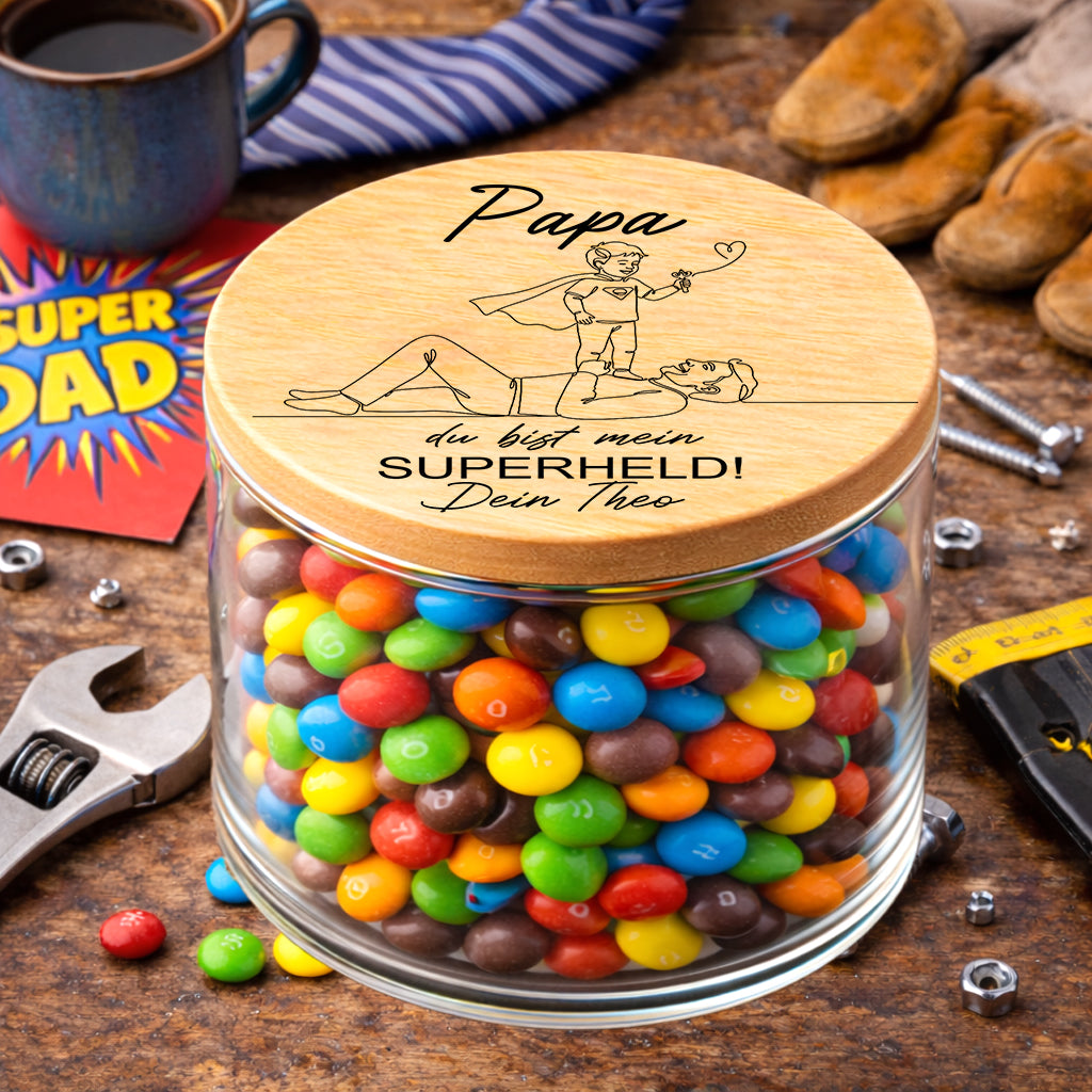 Papa Geschenk personalisiert Vatertagsgeschenk Papa Geschenk von Kind