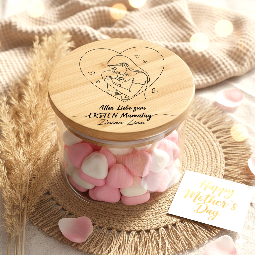 Mama Geschenk personalisiert Vorratsglas Mama Geschenk zum Muttertagsgeschenk Geburtstag