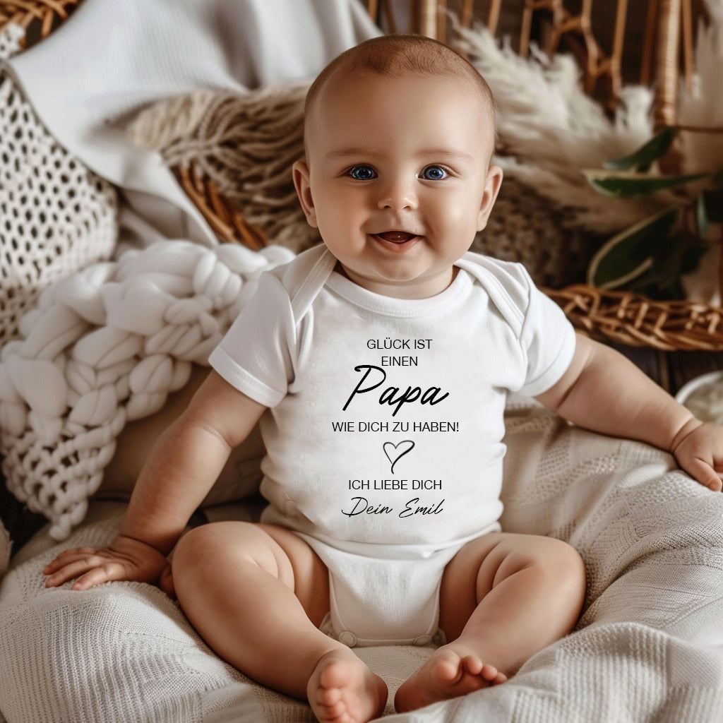 Baby Body Glück ist einen Papa