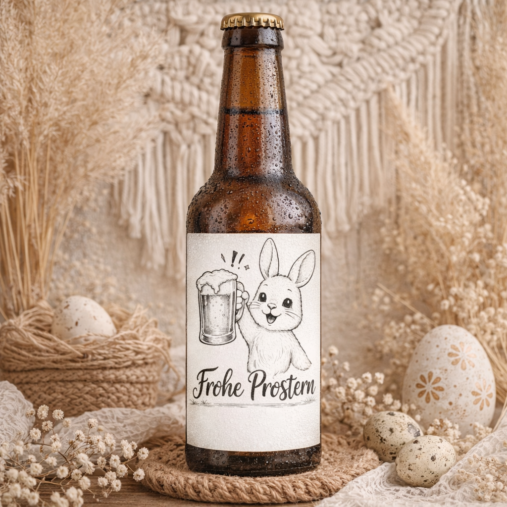 Bierflaschen Etikett Ostern - SOFORT DOWNLOAD!