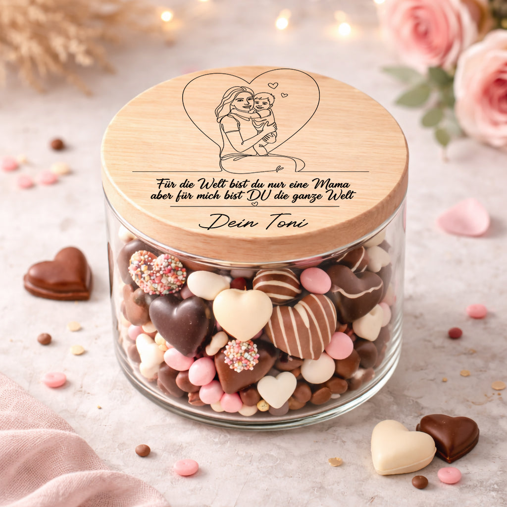 Mama Geschenk personalisiert Vorratsglas Mama Geschenk zum Muttertagsgeschenk Geburtstag