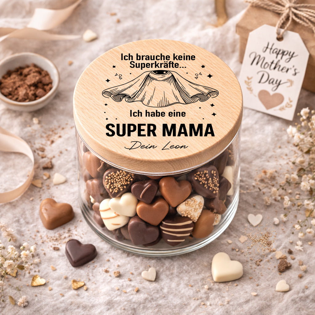 Mama Geschenk personalisiert Vorratsglas Mama Geschenk zum Muttertagsgeschenk Geburtstag