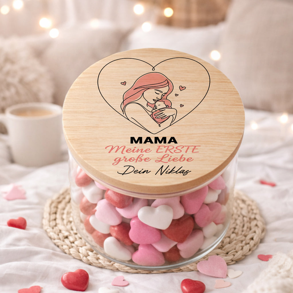 Mama Geschenk personalisiert Muttertag beste Mama Geschenkidee zum Muttertag Vorratsglas personalisiert Geburtstag Mama Geschenk mit Name