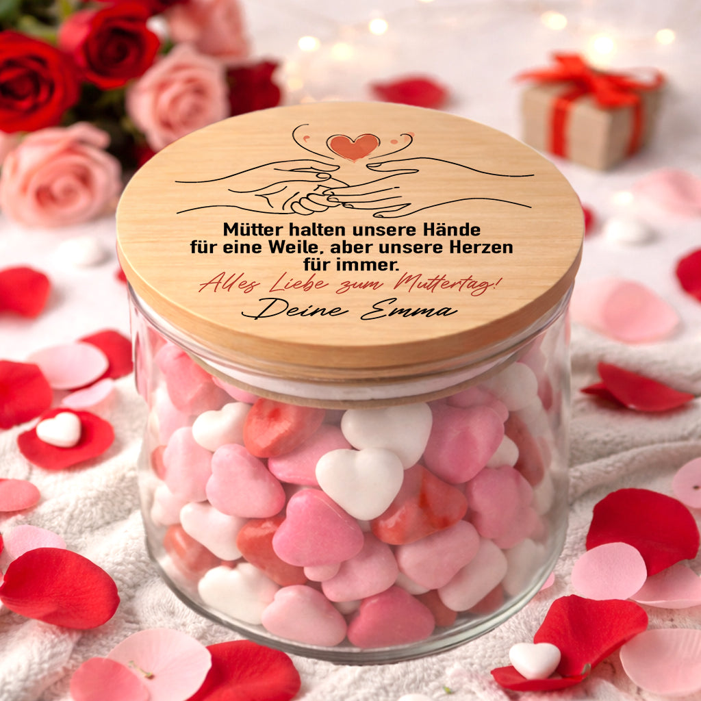 Mama Geschenk personalisiert Muttertag beste Mama Geschenkidee zum Muttertag Vorratsglas personalisiert Geburtstag Mama Geschenk mit Name