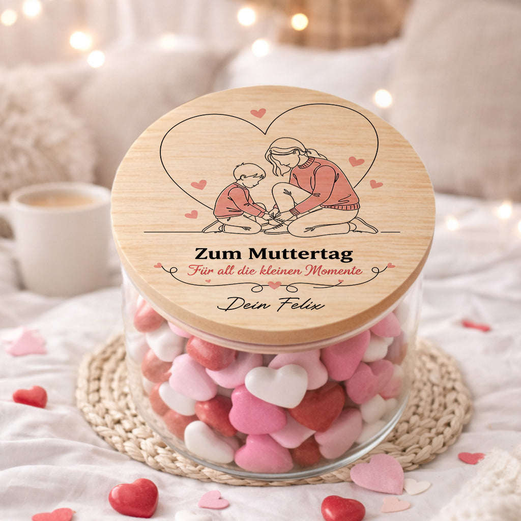 Mama Geschenk personalisiert Muttertag beste Mama Geschenkidee zum Muttertag Vorratsglas personalisiert Geburtstag Mama Geschenk mit Name