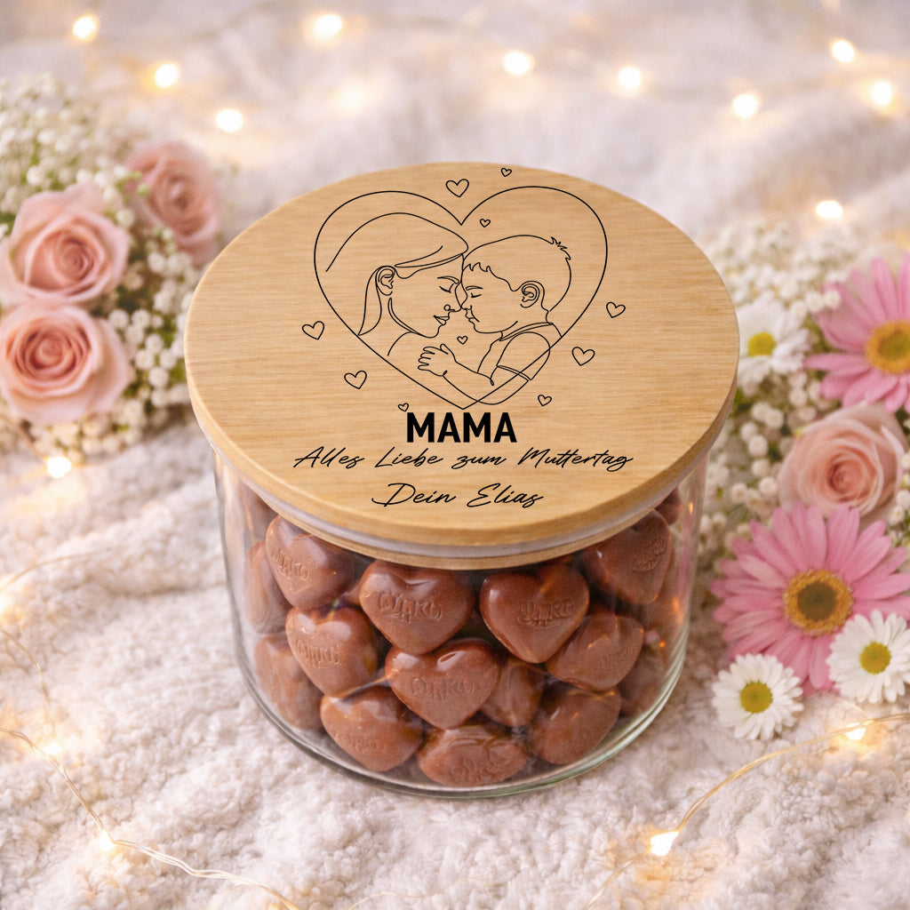 Muttertagsgeschenk Mama Geschenk personalisiert Vorratsglas Mama Geschenk zum Geburtstag