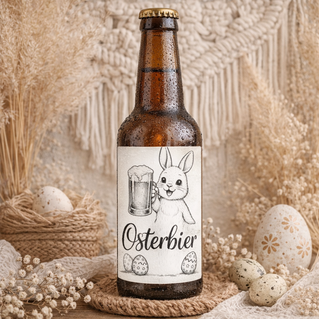 Bierflaschen Etikett Ostern - SOFORT DOWNLOAD!