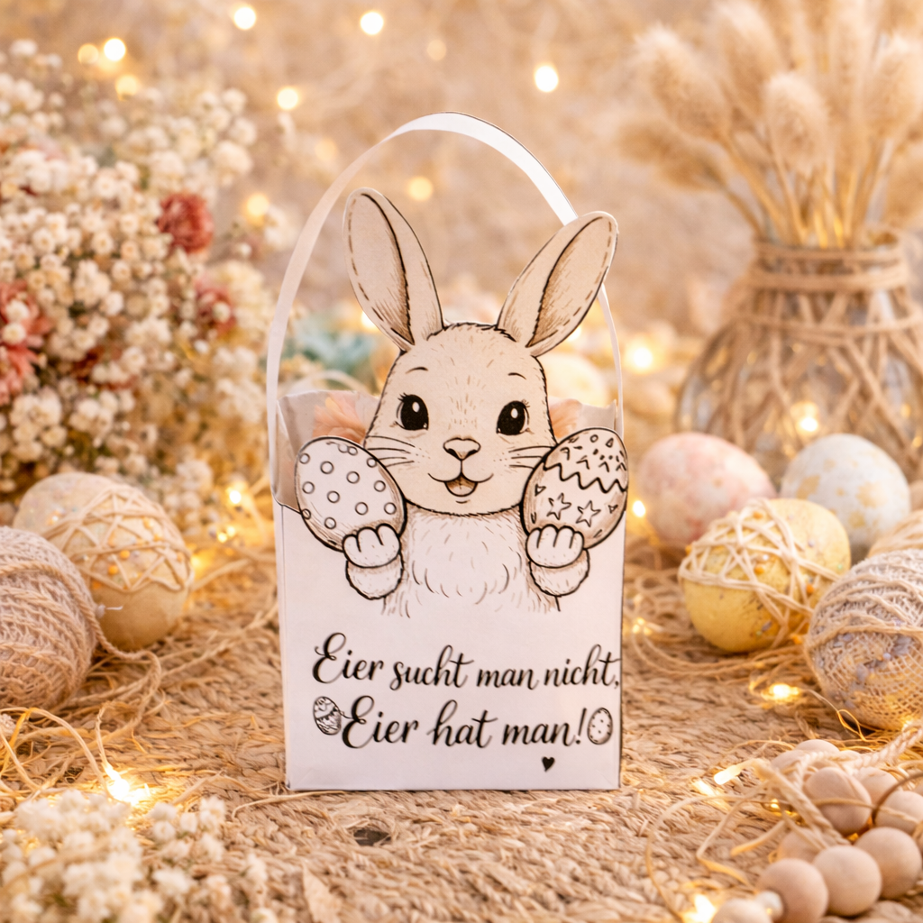Osterkörbchen 6er Set - SOFORT DOWNLOAD!