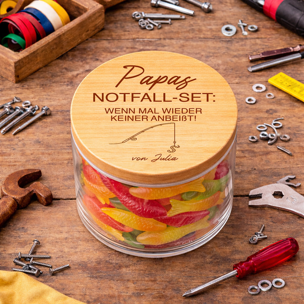Papa Geschenk personalisiert Papa Vorratsglas Vatertagsgeschenk von Kind Papa Süßigkeiten Vorratsglas Papa Geschenkidee Mann