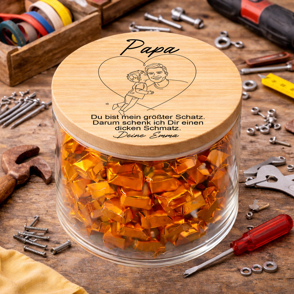 Vatertagsgeschenk Papa Geschenk von Kind Papa Geschenk personalisiert 
