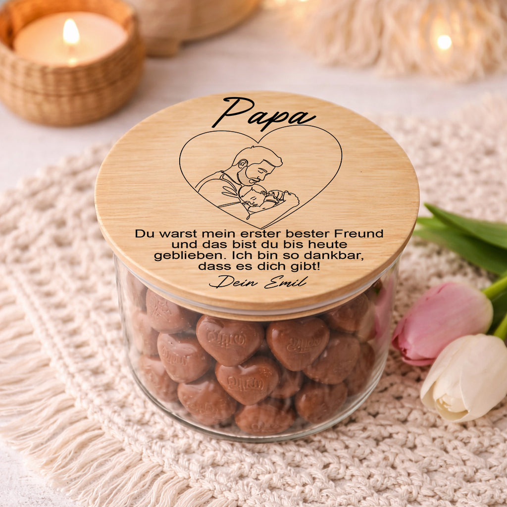 Vatertagsgeschenk Papa Geschenk von Kind Papa Geschenk personalisiert 