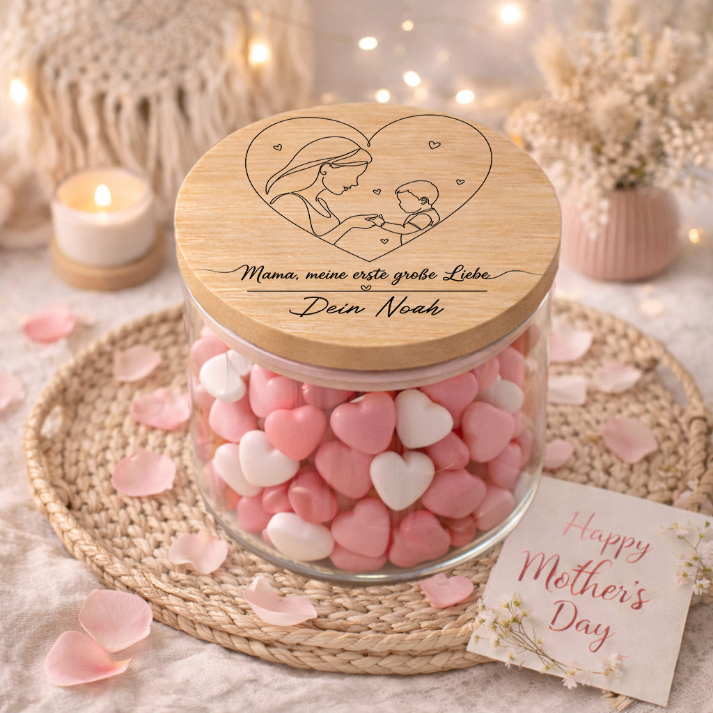 Mama Geschenk personalisiert Vorratsglas Mama Geschenk zum Muttertagsgeschenk Geburtstag