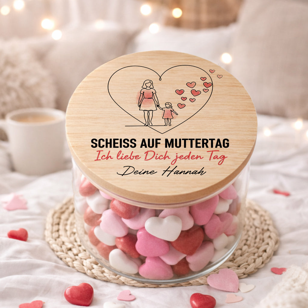 Mama Geschenk personalisiert Muttertag beste Mama Geschenkidee zum Muttertag Vorratsglas personalisiert Geburtstag Mama Geschenk mit Name