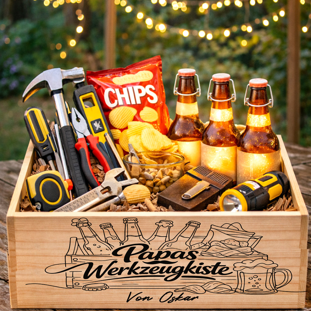 papa geschenk personalisiert Werkzeugkiste personalisiertes Papa Geschenk Vatertag Geschenk mit Name