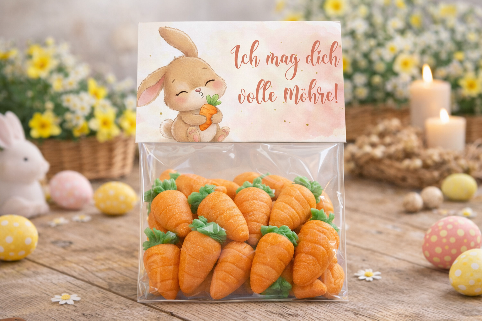 Frohe Ostern, Lieblingshase, Ich mag dich volle Möhre SET - SOFORT DOWNLOAD!
